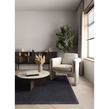 Looduslik vaip FIR WOOL 70x140 cm 2600 g/m2 antratsiit