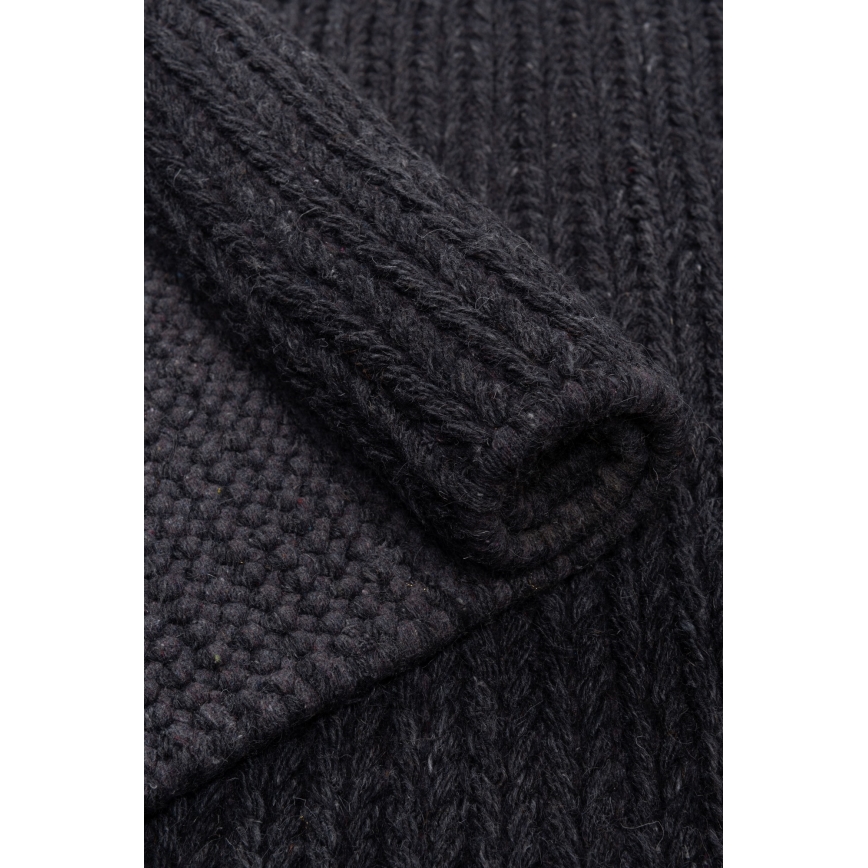 Looduslik vaip FIR WOOL 70x140 cm 2600 g/m2 antratsiit