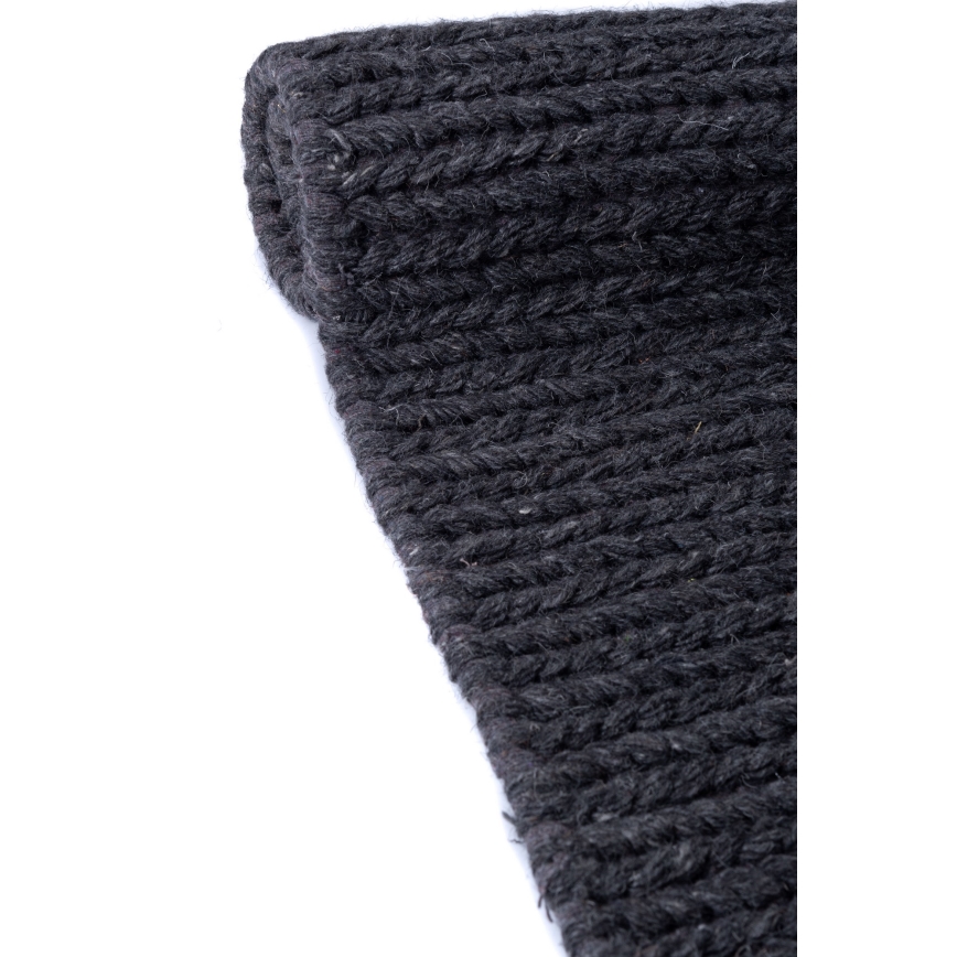 Looduslik vaip FIR WOOL 70x140 cm 2600 g/m2 antratsiit