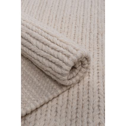 Looduslik vaip FIR WOOL 70x140 cm 2600 g/m2 kreemjas