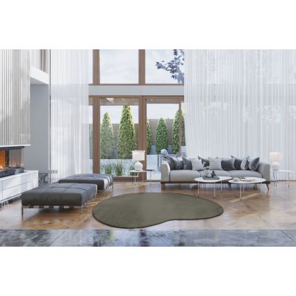 LOREN libisemisvastane vaip, 160 x 230 cm, tumeroheline