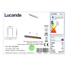 Lucande - LED Hämardatav lühter LIO 5xLED/5W/230V