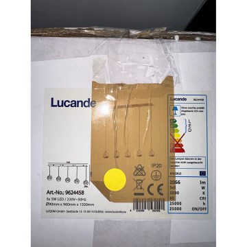 Lucande - LED Lühter HAYLEY 5xLED/5W/230V