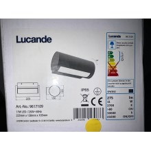 Lucande - LED Väli seinavalgusti BOHDAN LED/11W/230V IP65