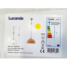 Lucande - Lühter LOURENCO 1xE27/60W/230V