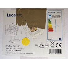 Lucande - Seinavalgusti ALEXARU 1xE27/60W/230V