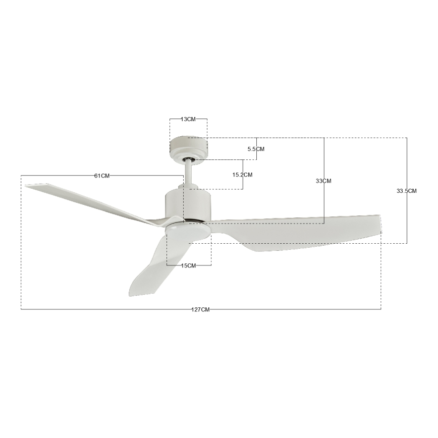 Lucci Air 210528 - Laeventilaator AIRFUSION CLIMATE II valge + kaugjuhtimispult