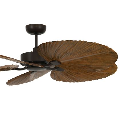 Lucci Air 21065549 - Laeventilaator BALI d. 132 cm pruun + kaugjuhtimispult