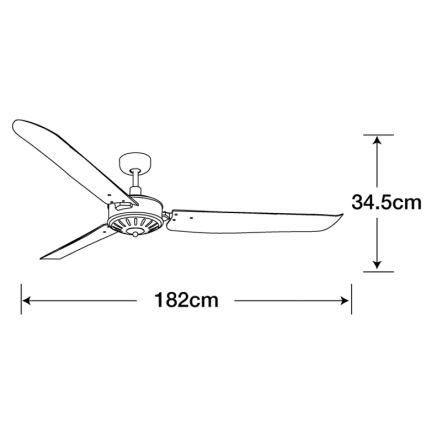 Lucci Air 211022 – Laeventilaator AIRFUSION CAROLINA pruun