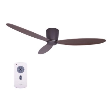 Lucci air 212883 - laeventilaator AIRFUSION RADAR puit/pruun Ø 132 cm + kaugjuhtimispult