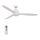 Lucci air 213043 - LED Laeventilaator WHITEHAVEN GX53/17W/230V valge + kaugjuhtimispult