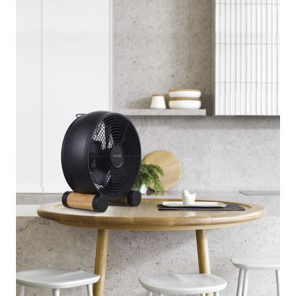 Lucci air 213120 - Lauaventilaator BREEZE, must, läbimõõduga 28 cm