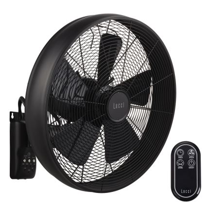 Lucci air 213124 - Kaugjuhtimispult ventilaatorile BREEZE must