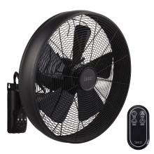 Lucci air 213124 - Seinaventilaator BREEZE 55W/230V must + pult