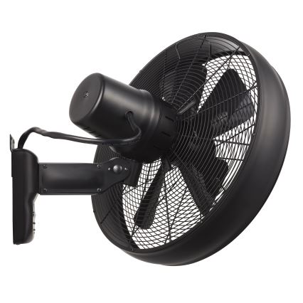 Lucci air 213124 - Seinaventilaator BREEZE 55W/230V must + pult