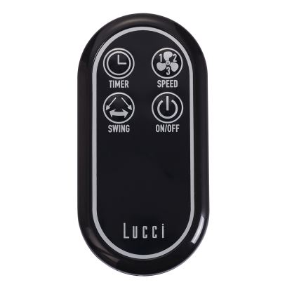 Lucci air 213124 - Seinaventilaator BREEZE 55W/230V must + pult