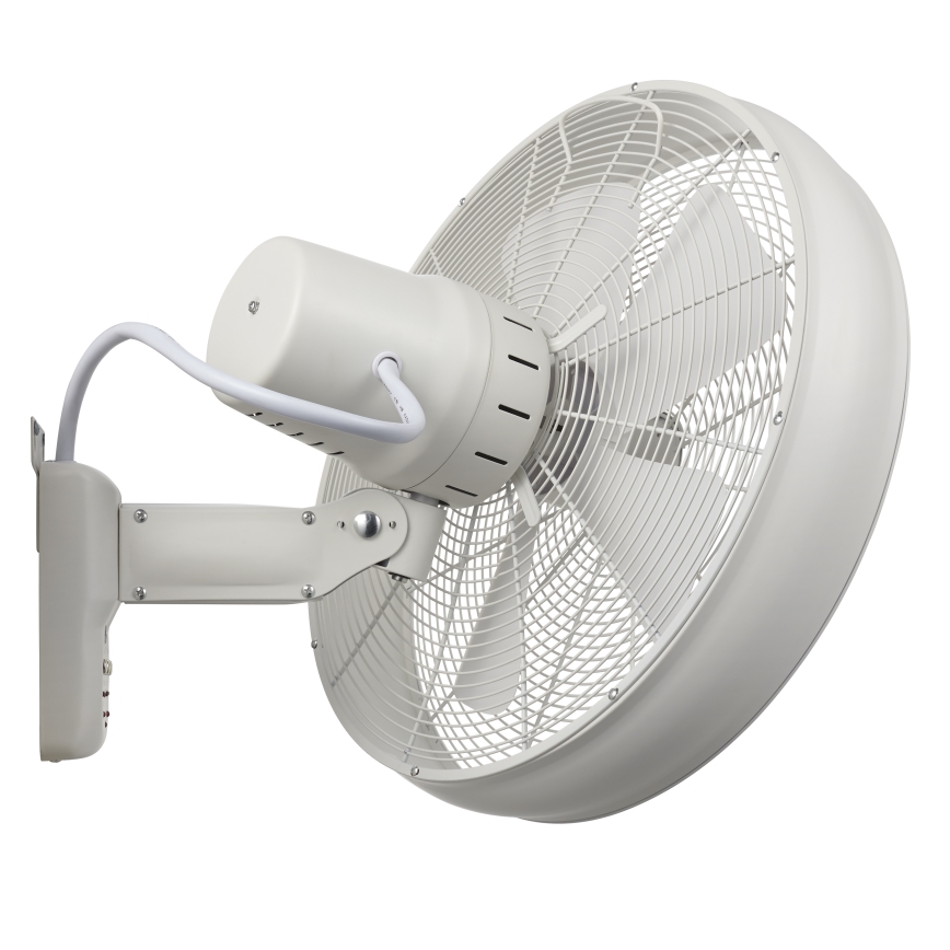 Lucci Air 213128EU - Seinale paigaldatav ventilaator BREEZE 55W/230V valge läbimõõt 46 cm + kaugjuhtimispult