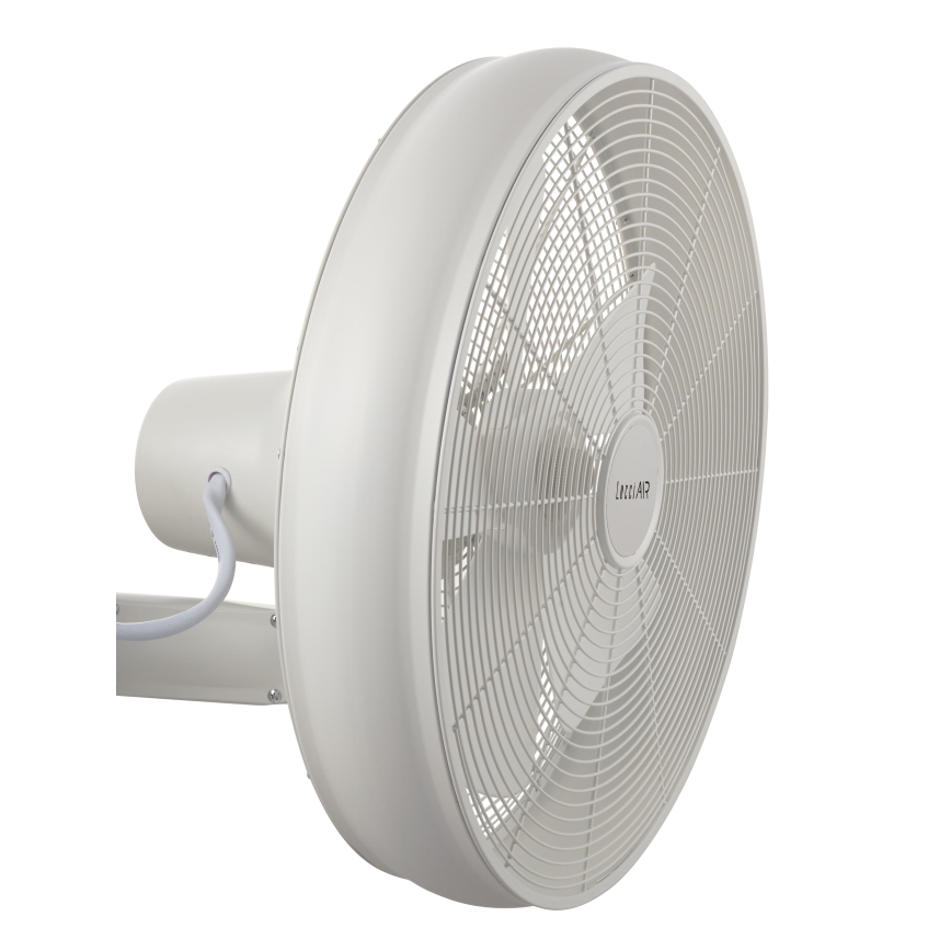 Lucci Air 213128EU - Seinale paigaldatav ventilaator BREEZE 55W/230V valge läbimõõt 46 cm + kaugjuhtimispult