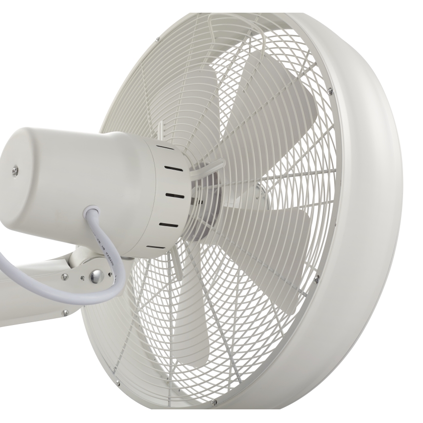 Lucci Air 213128EU - Seinale paigaldatav ventilaator BREEZE 55W/230V valge läbimõõt 46 cm + kaugjuhtimispult