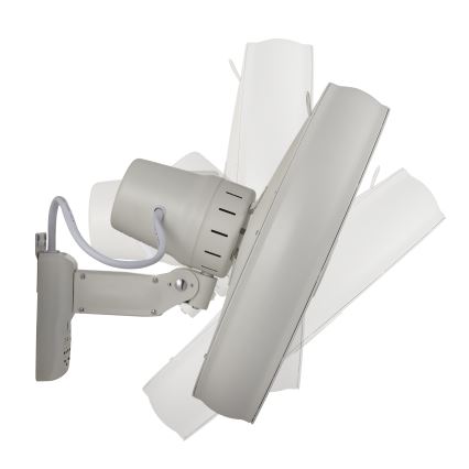 Lucci Air 213128EU - Seinale paigaldatav ventilaator BREEZE 55W/230V valge läbimõõt 46 cm + kaugjuhtimispult