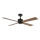 Lucci air 213170 - LED Laeventilaator NEWPORT Must vengepuu/pruun + kaugjuhtimispult
