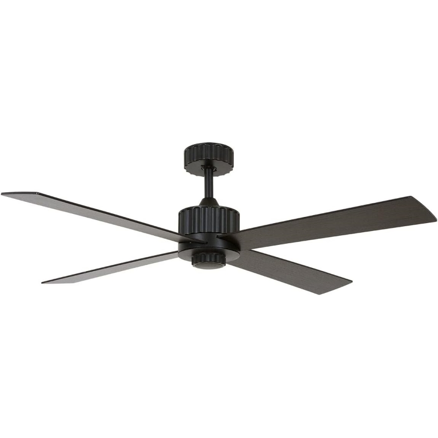 Lucci air 213170 - LED Laeventilaator NEWPORT Must vengepuu/pruun + kaugjuhtimispult
