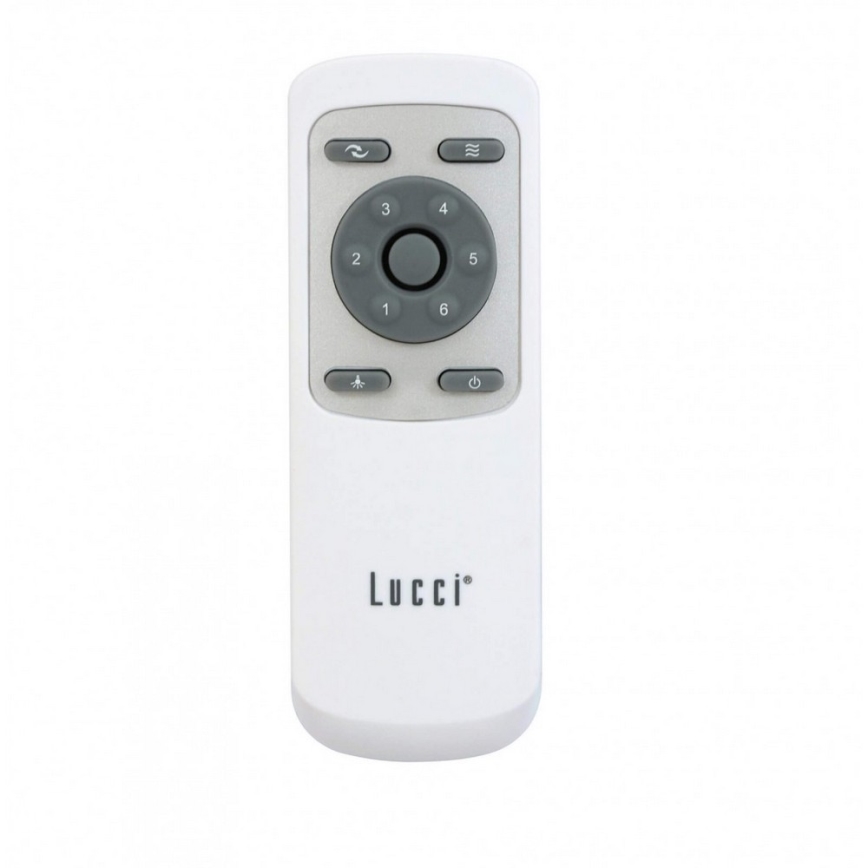 Lucci air 213176-LED Hämardatav laeventilaator LOUISVILLE 1xGX53/18W/230V puit/valge + kaugjuhtimispult