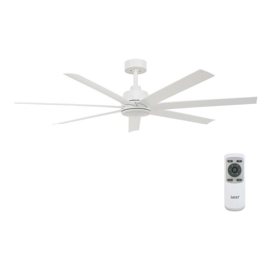 Lucci air 213182 - LED Laeventilaator ATLANTA 1xGX53/12W/230V valge + kaugjuhtimispult