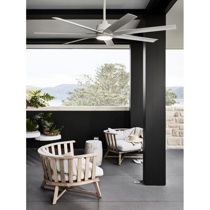 Lucci air 213182 - LED Laeventilaator ATLANTA 1xGX53/12W/230V valge + kaugjuhtimispult