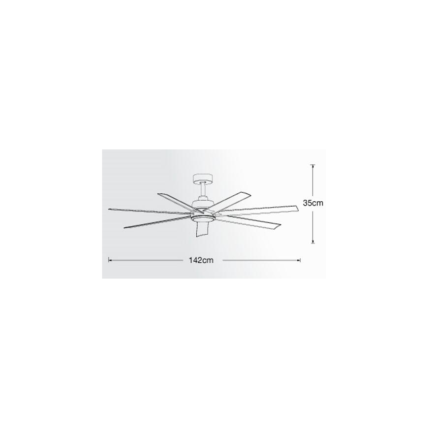 Lucci air 213182 - LED Laeventilaator ATLANTA 1xGX53/12W/230V valge + kaugjuhtimispult