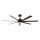 Lucci Air 21318349 - LED Hämardatav laeventilaator ATLANTA 1xGX53/12W/230V d. 142 cm must + kaugjuhtimispult