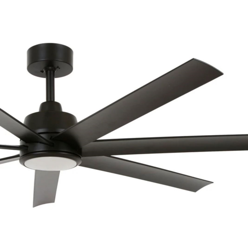 Lucci Air 21318349 - LED Hämardatav laeventilaator ATLANTA 1xGX53/12W/230V d. 142 cm must + kaugjuhtimispult