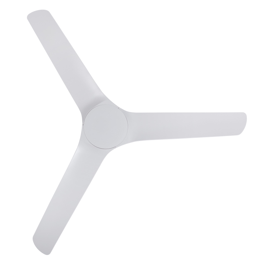 Lucci Air 21321549 - Laeventilaator ABYSS d. 142 cm IP66 valge + kaugjuhtimispult
