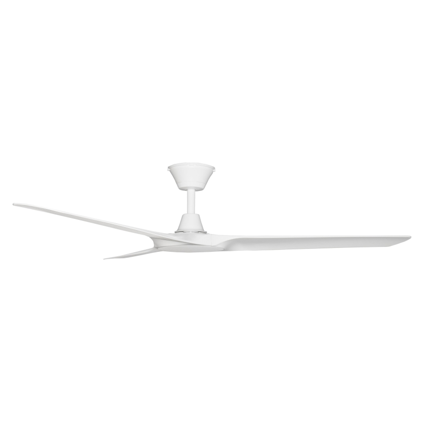 Lucci Air 21321549 - Laeventilaator ABYSS d. 142 cm IP66 valge + kaugjuhtimispult