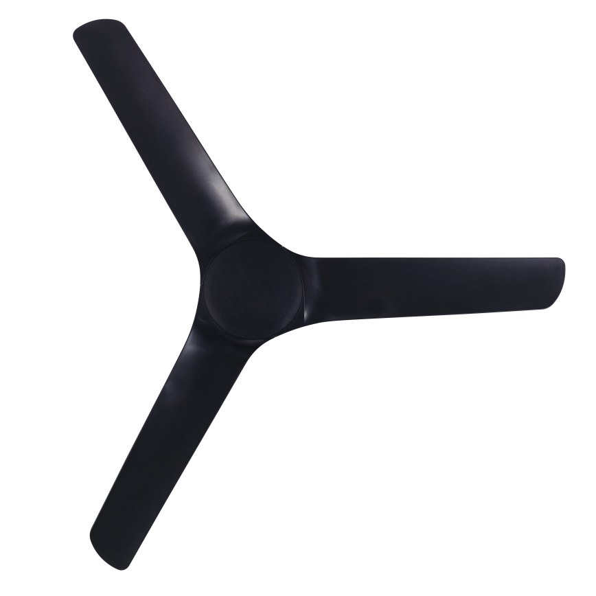 Lucci Air 21321649 - Laeventilaator ABYSS d. 142 cm IP66 must + kaugjuhtimispult