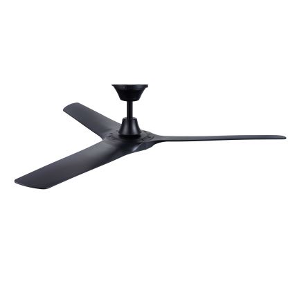 Lucci Air 21321649 - Laeventilaator ABYSS d. 142 cm IP66 must + kaugjuhtimispult