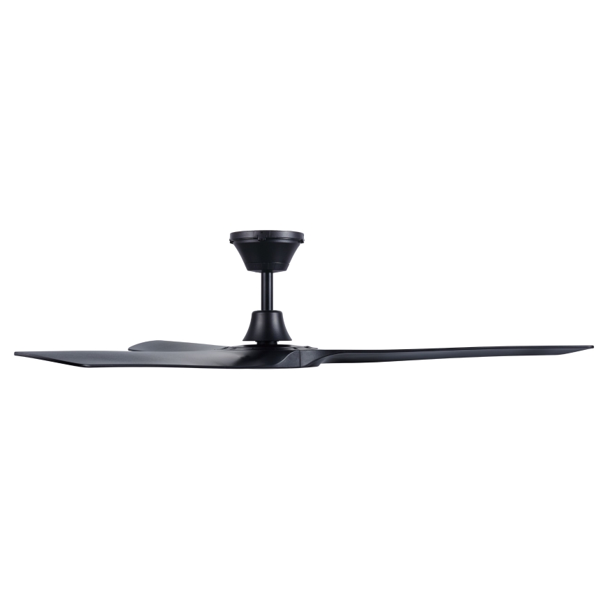 Lucci Air 21321649 - Laeventilaator ABYSS d. 142 cm IP66 must + kaugjuhtimispult