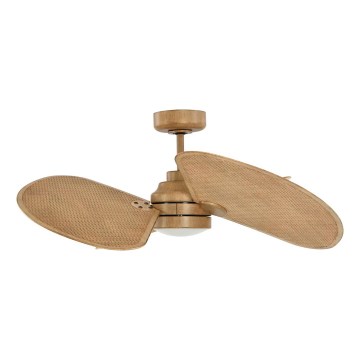 Lucci Air 21325549 - LED-hämardatav laeventilaator SABLE 1xGX53/12W/230V 3000/4000/5000K läbimõõt 91,5 cm pruun + kaugjuhtimispult
