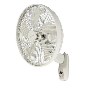 Lucci Air 21326649 - seinale paigaldatav ventilaator GLIDE 36W/230V, läbimõõt 45 cm, valge, kaugjuhtimispuldiga