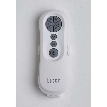 Lucci air 213351 - LED Hämardatav laeventilaator RIVIERA 1xGX53/12W/230V must + pult