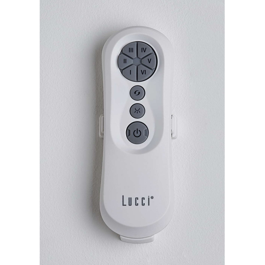 Lucci air 213353 - LED Hämardatav laeventilaator NAUTICA 1xGX53/12W/230V valge + pult