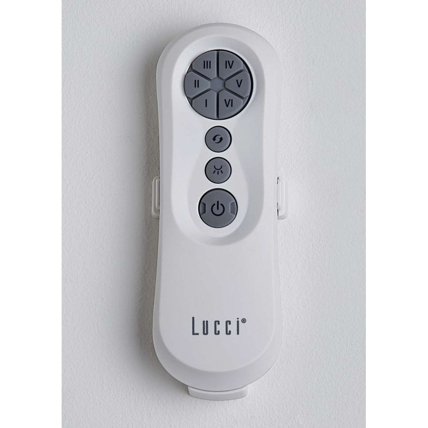Lucci air 213358 - LED Hämardatav laeventilaator LINE 1xGX53/12W/230V must + pult