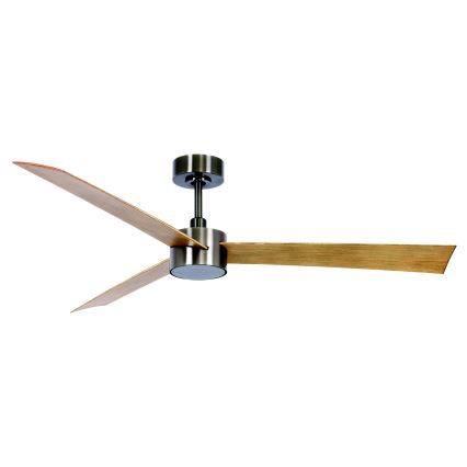 Lucci air 21610449 - LED Hämardatav laeventilaator CLIMATE 1xGX53/12W/230V pruun/läikiv kroom + kaugjuhtimispult