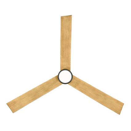 Lucci air 21610449 - LED Hämardatav laeventilaator CLIMATE 1xGX53/12W/230V pruun/läikiv kroom + kaugjuhtimispult