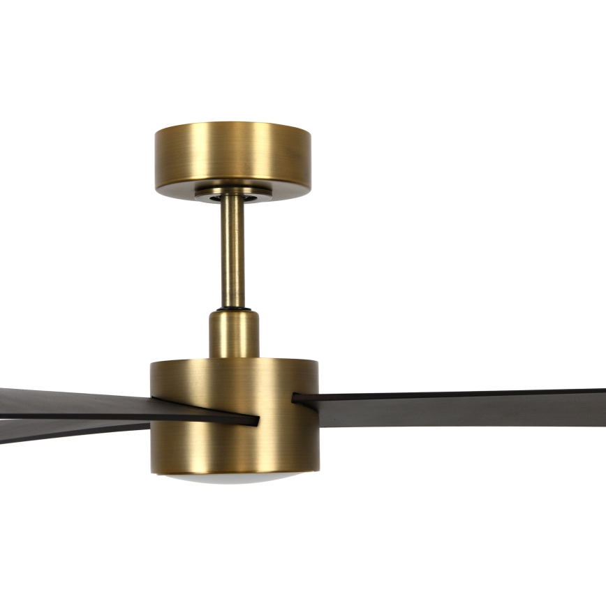 Lucci air 21610549- LED Hämardatav laeventilaator CLIMATE 1xGX53/12W/230V vengepuu/kuldne + kaugjuhtimispult