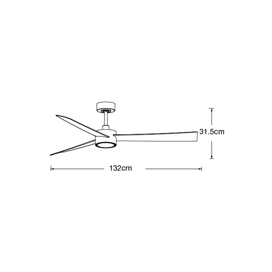 Lucci air 21610549- LED Hämardatav laeventilaator CLIMATE 1xGX53/12W/230V vengepuu/kuldne + kaugjuhtimispult