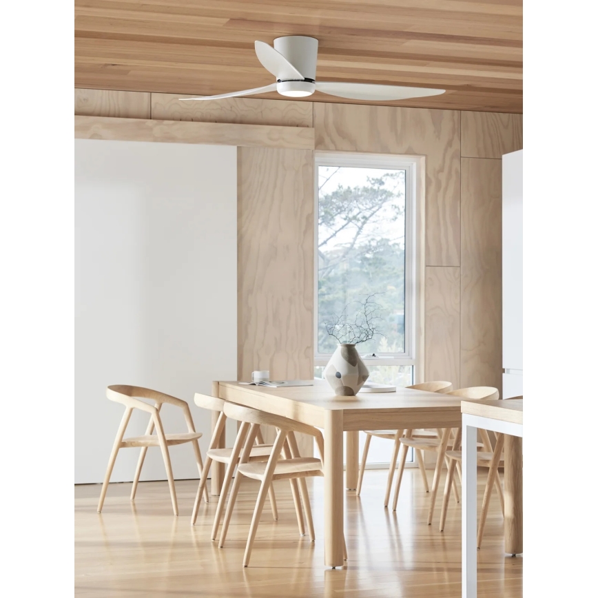 Lucci air 21610649 - LED Hämardatav laeventilaator ARRAY 1xGX53/12W/230V valge + kaugjuhtimispult