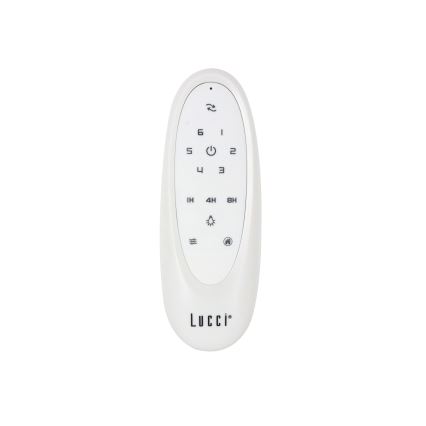 Lucci air 21610649 - LED Hämardatav laeventilaator ARRAY 1xGX53/12W/230V valge + kaugjuhtimispult