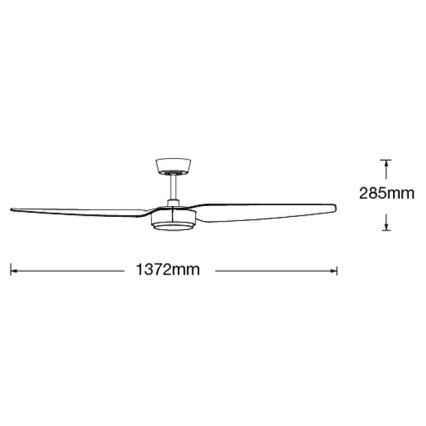 Lucci air 21615349 - Laeventilaator CONDOR valge + kaugjuhtimispult