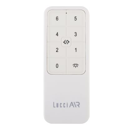 Lucci air 21616149 - Laeventilaator MONZA IP55 must + kaugjuhtimispult